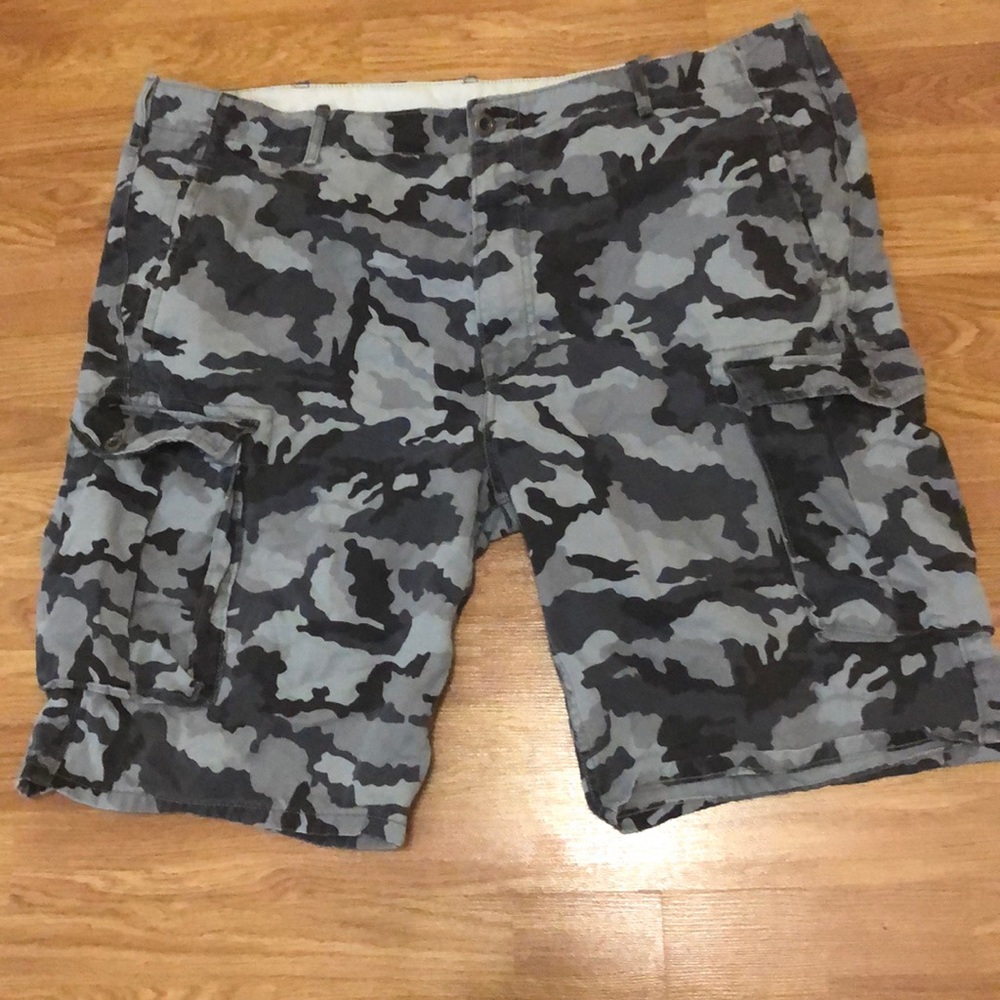 Levi camo shorts blue / gray size W42